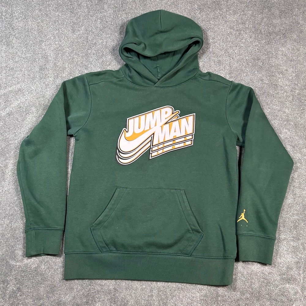 Jordan Hoodie Youth XL Black Pullover Jumpman Logo Boys